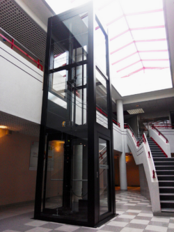 Indoor black shaft enclosure 3
