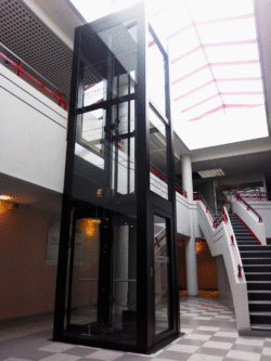 Indoor black shaft enclosure 3